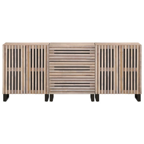 vidaXL Sideboard 3 Stk. 60x34x75 cm Massivholz Mango