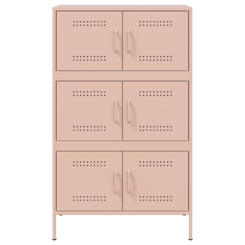 Highboard Rosa 68x39x113 cm Stahl