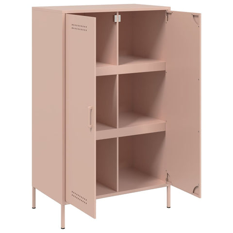 Highboard Rosa 68x39x113 cm Stahl