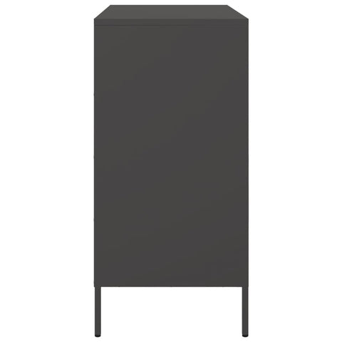 Sideboard Schwarz 68x39x79 cm Stahl