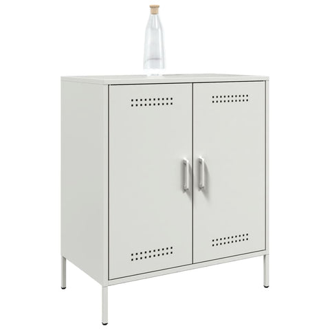 Sideboard Weiß 68x39x79 cm Stahl