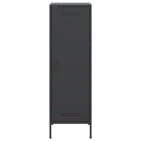 Highboard Schwarz 36x39x113 cm Stahl