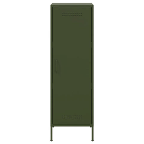 Highboard Olivgrün 36x39x113 cm Stahl