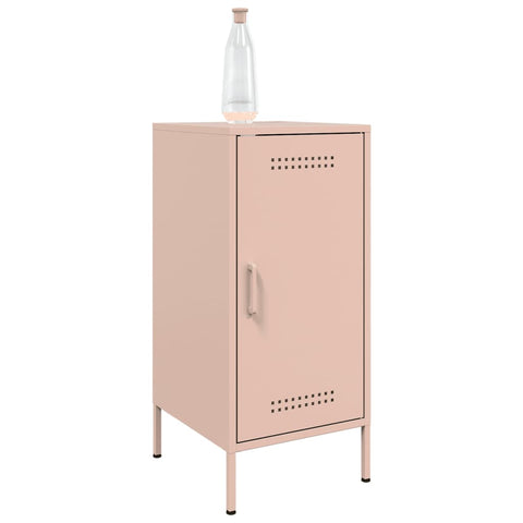 Sideboards 2 Stk. Rosa 36x39x79 cm Stahl