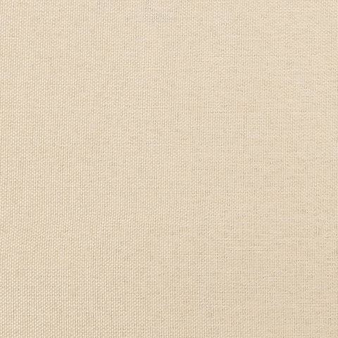 Bettgestell ohne Matratze Creme 120x190 cm Stoff