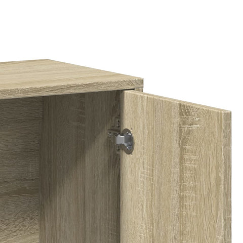 Sideboards 2 Stk. Sonoma-Eiche 60x31x70 cm Holzwerkstoff