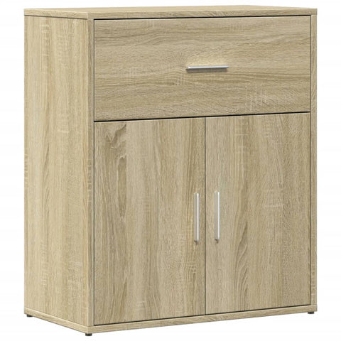 Sideboards 2 Stk. Sonoma-Eiche 60x31x70 cm Holzwerkstoff