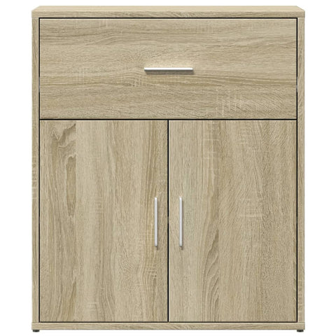 Sideboards 2 Stk. Sonoma-Eiche 60x31x70 cm Holzwerkstoff