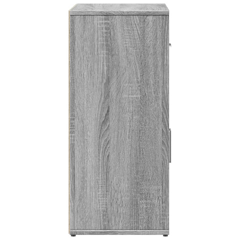 Sideboards 2 Stk. Grau Sonoma-Eiche 60x31x70 cm Holzwerkstoff