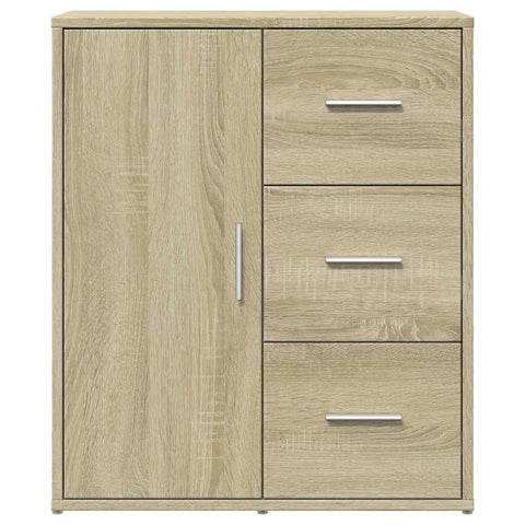 vidaXL Sideboards 2 Stk. Sonoma-Eiche 60x31x70 cm Holzwerkstoff