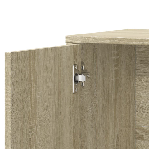 vidaXL Sideboards 2 Stk. Sonoma-Eiche 60x31x70 cm Holzwerkstoff