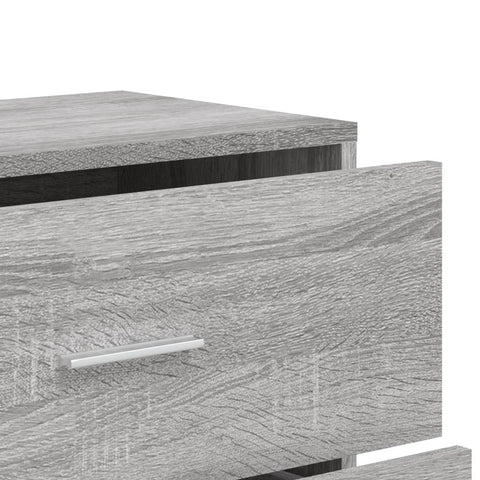 Sideboards 2 Stk. Grau Sonoma 60x31x84 cm Holzwerkstoff