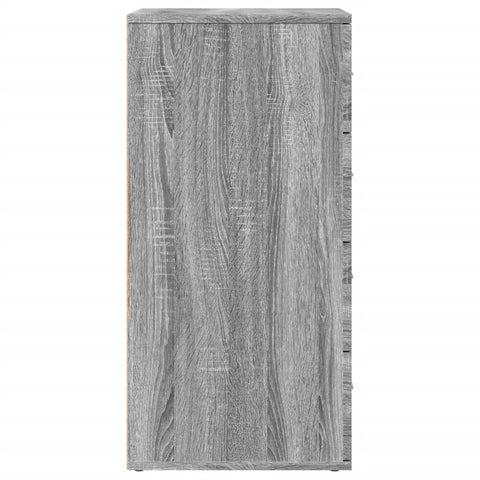 Sideboards 2 Stk. Grau Sonoma 60x39x80 cm Holzwerkstoff