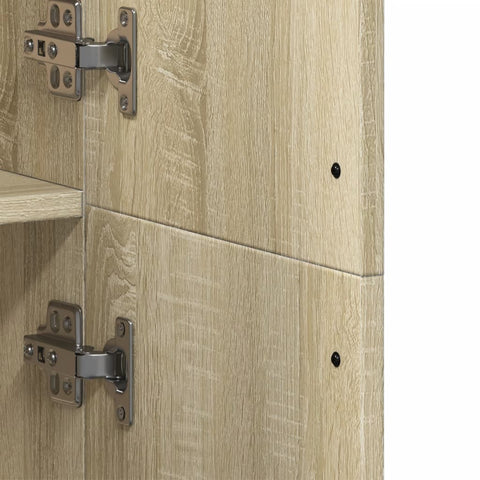 vidaXL Highboard Sonoma-Eiche 70x35x180 cm Holzwerkstoff