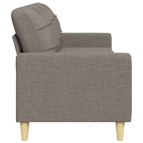 3-Sitzer-Sofa Taupe 210 cm Stoff