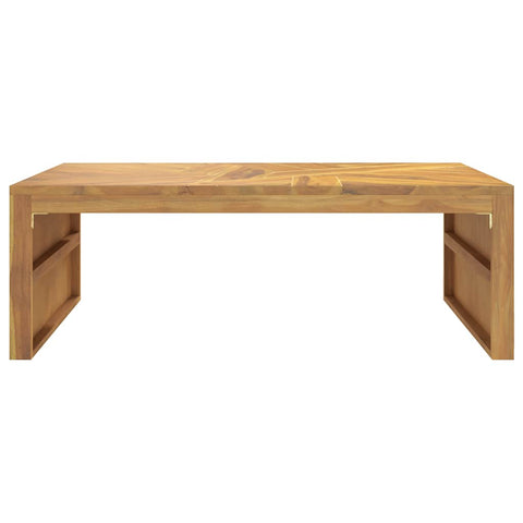 vidaXL Couchtisch 110x60x38 cm Massivholz Teak