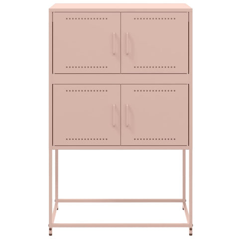 vidaXL Sideboard Rosa 68,5x38,5x107 cm Stahl