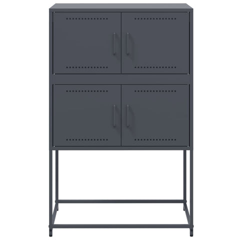 Sideboard Anthrazit 68,5x38,5x107 cm Stahl