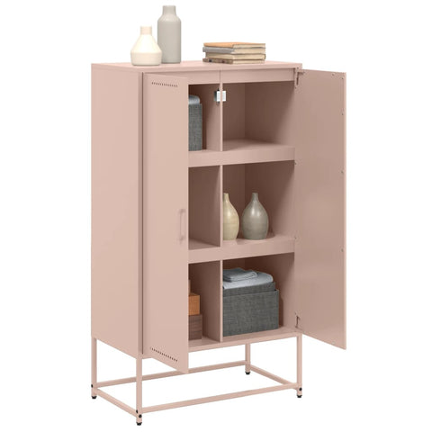 Highboard Rosa 68,5x38,5x123,5 cm Stahl