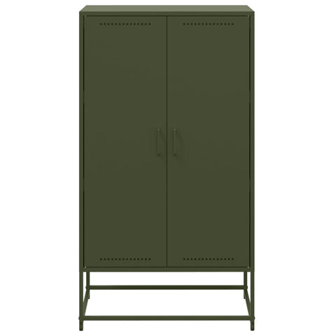 vidaXL Highboard Weiß 68,5x38,5x123,5 cm Stahl