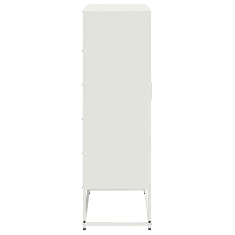 vidaXL Highboard Rosa 68,5x38,5x123,5 cm Stahl