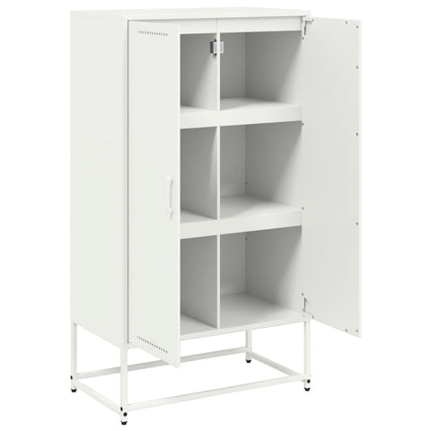 vidaXL Highboard Rosa 68,5x38,5x123,5 cm Stahl