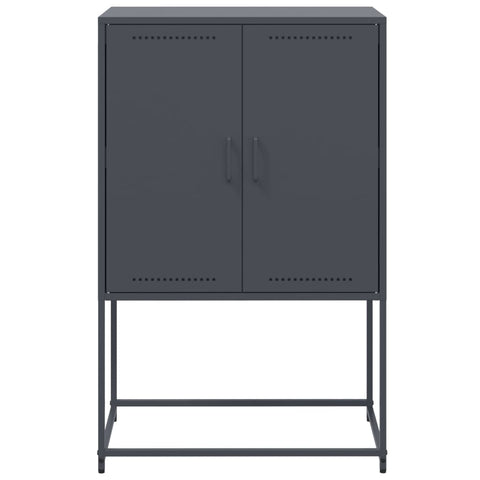 vidaXL Highboard Anthrazit 68,5x38,5x107 cm Stahl