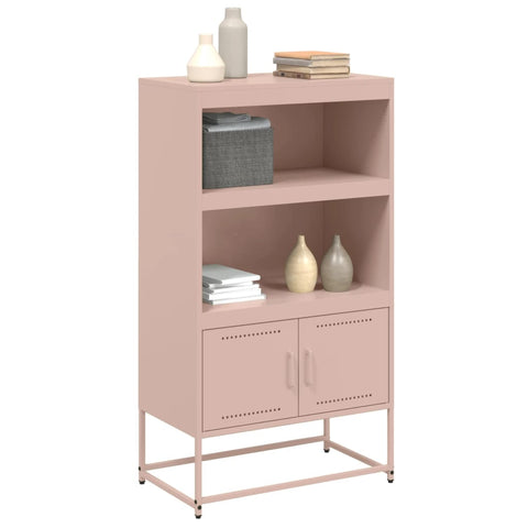 vidaXL Highboard Senfgelb 68,5x38,5x107 cm Stahl