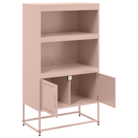 vidaXL Highboard Senfgelb 68,5x38,5x107 cm Stahl