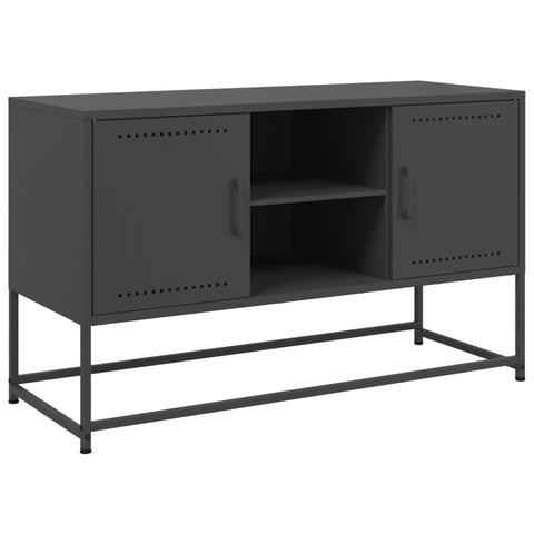 vidaXL Highboard Schwarz 36x39x123 cm Stahl