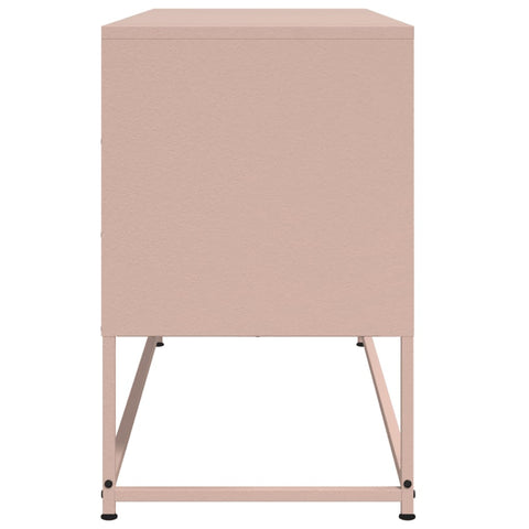 vidaXL Highboard Rosa 36x39x123 cm Stahl