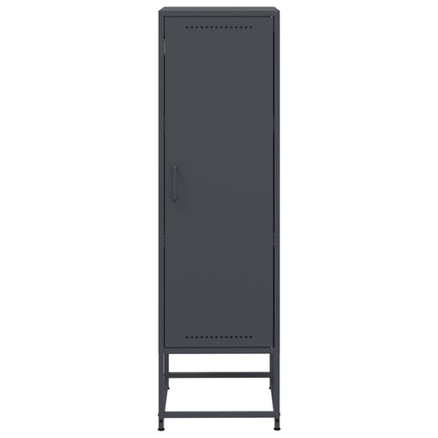 vidaXL Highboard Anthrazit 36x39x123 cm Stahl