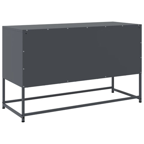 vidaXL Highboard Olivgrün 36x39x123 cm Stahl