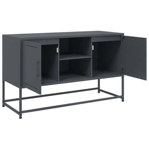 vidaXL Highboard Olivgrün 36x39x123 cm Stahl