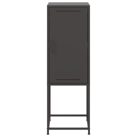 vidaXL Highboard Schwarz 36x39x107 cm Stahl