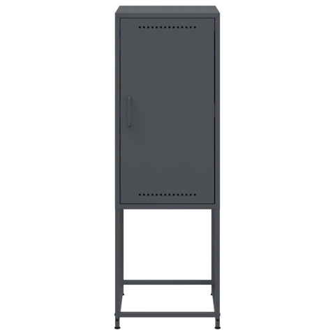 vidaXL Highboard Anthrazit 36x39x107 cm Stahl