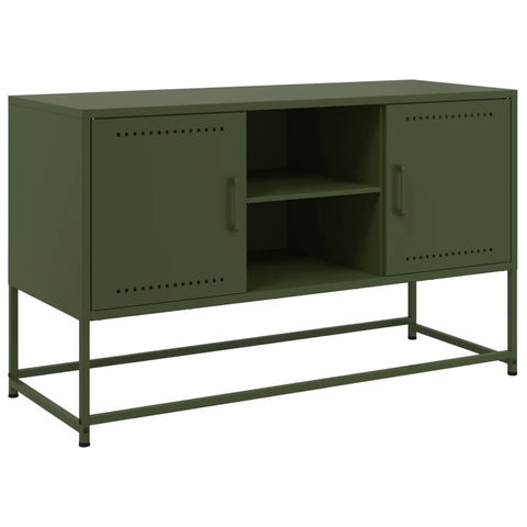 vidaXL Highboard Weiß 36x39x107 cm Stahl