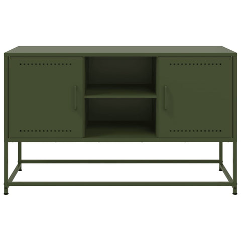 vidaXL Highboard Weiß 36x39x107 cm Stahl