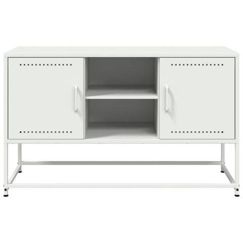 vidaXL Highboard Senfgelb 100,5x39x107 cm Stahl