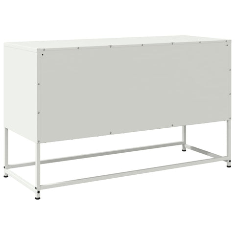 vidaXL Highboard Senfgelb 100,5x39x107 cm Stahl