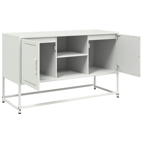 vidaXL Highboard Senfgelb 100,5x39x107 cm Stahl