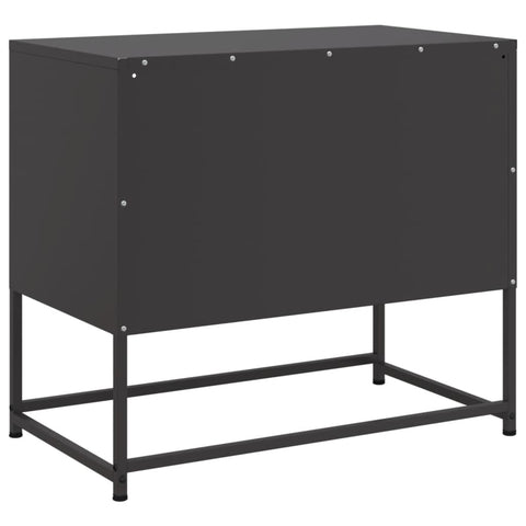 vidaXL Sideboard Olivgrün 100,5x39x107 cm Stahl