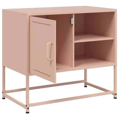 vidaXL Highboard Weiß 100,5x39x107 cm Stahl