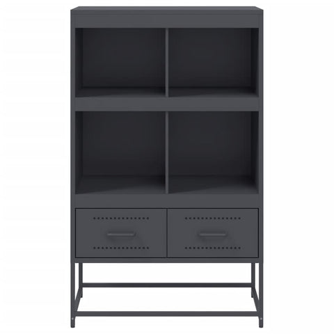 vidaXL Highboard Anthrazit 68x39x111,5 cm Stahl