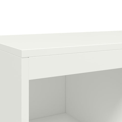 vidaXL Highboard Weiß 68x39x111,5 cm Stahl