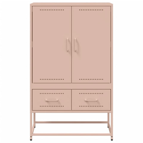 vidaXL Highboard Rosa 68x39x111,5 cm Stahl