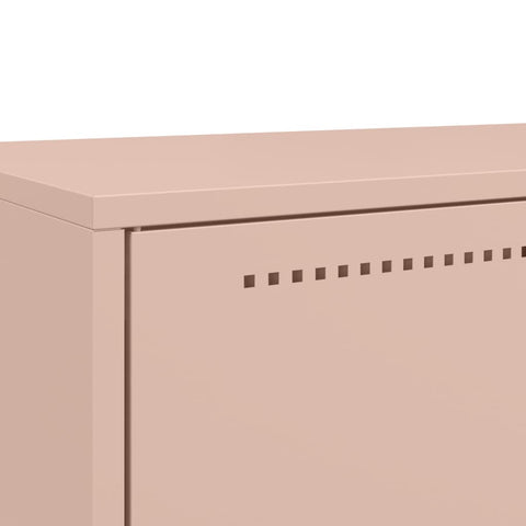 vidaXL Highboard Rosa 68x39x111,5 cm Stahl