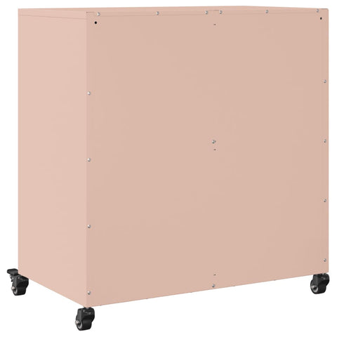 vidaXL Sideboard Rosa 68,5x39x72 cm Stahl