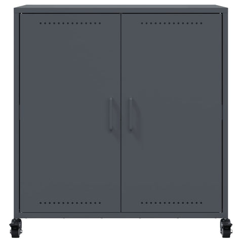 vidaXL Sideboard Anthrazit 68,5x39x72 cm Stahl