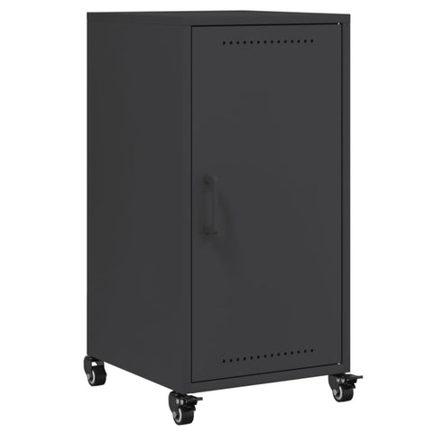 vidaXL Sideboard Schwarz 36x39x72 cm Stahl